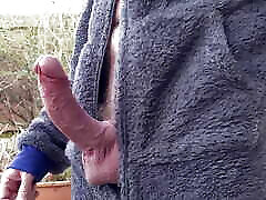chinese itv Edging and Cumming Close up Hard Cock Onesie Wank for Neighbour - Rockard Daddy