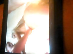 wanking my cum in the pusy ebony CUM from my COCK C