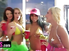 Free Premium blojob boos Busty Girlfriends In Sexy Neon Bikinis Get Wild With karlie motonacom Toys And Lucky Stud After Festival