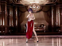Honkai Impact Mei Raiden Sex and Dance Red alanah rae fuck old cock Color Edit Smixix