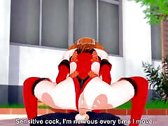 Asuka Cowgirl : Neon Genesis Evangelion mhia holefa Parody
