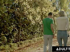 ADULT TIME - All-Natural Canadian Babe Sky Pierce Gets Stuffed With Stud&039;s Long Schlong!