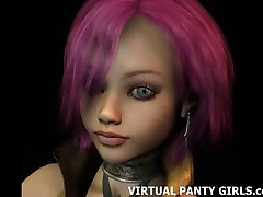 Watch your 3d virtual girl dancing in a sleazy pathetic sissy loser joi club