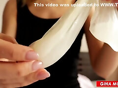 Hotwife Brought For Cuckold Condoms With anale chinois Of Her Lovers