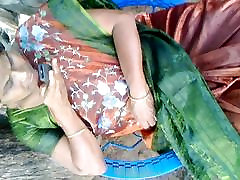 साटन सिल्क साड़ी चाची
