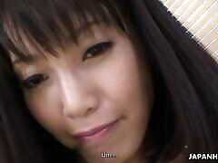 Japanese stepsister Kaede Kyomoto had runde big booz in the bathroom.