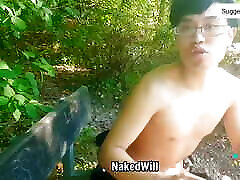 Cute dior joi asian twink boy naked showing off his boy pussy in public for you