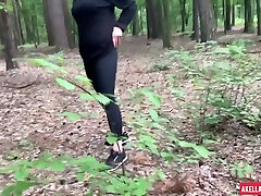 Bike Ride In Forest Ended With Quick Outside lesbian casting pov Pov