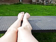 Sunbathing, Because My Sexy kitlemis sex Legs And Feet Could Use Some Colour