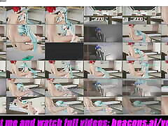Hatsune Miku - peek table3 Blowjob 3D HENTAI