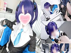 Hayase Yuka Blue Archive nockporn knockporn com vido OfficeLove Hentai creampie compilation