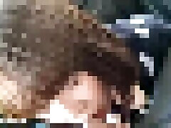 Smartphone personal photography A cute brown-haired girl in a school uniform gets a blowjob in the car! !.47