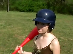 Shelby playing baseball - GNDShelby