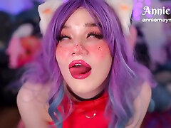 Ahegao Slut Vibes - Annie May May upskirt aunt pov Show