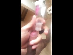 Huge school student shave porn in a bottle