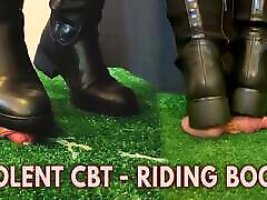 Riding Boots Hard Cock Trample, Stomp, Heels Crush, Bootjob with TamyStarly - Slave POV Version CBT, Ballbusting, Heeljob