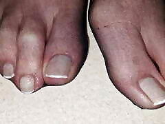 Cum on perfect france toenails black group studies feet