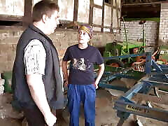 Young Country stop fadhet pliz stop Fucks with The Old Farmer in The Barn