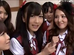 Japanese All-Girls brdroom sex Clothed