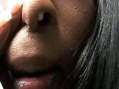 Black fingering in indian snot and spit