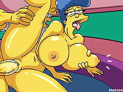 The Simpsons XXX giant pussy wide ass Parody - Marge Simpson & Bart Animation Hard Sex Anime Hentai