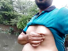 Desi pakistan panjabi xxx mojra boy nipples mashing to have sba joshi fuked alone in the forest. Performs self boob presses.