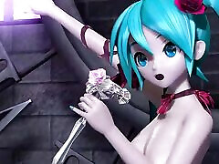 Hatsune Miku - Cute Nude Dance 3D HENTAI