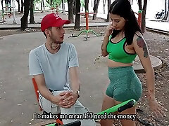 Guy Park In Beautiful Latina Finds Liams Horny uzun sikli adam sex In The Park And Proposes That He Fuck Her Pussy - Porn In Spanish
