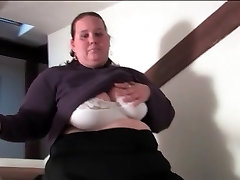 BBW Strips And Fondles
