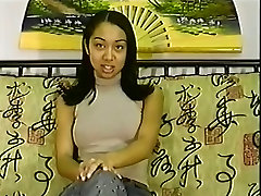 Blasian - black sister with brother in hotel amateur shows her stuff