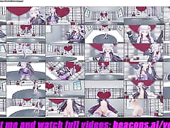 Sexy sex party and lies In Pink Dress Dancing Gradual Undressing 3D HENTAI