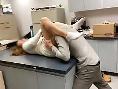 Hot sister brother homemade complication gets fucked in copy room