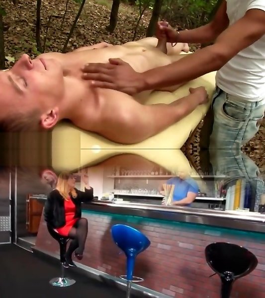 Pflegerin Riesenschwanz Outdoor Massage