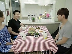 korean softcore collection hot romantic kitchen shag with sex toy