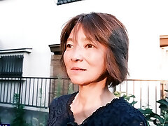 Asian wife luvs while giving her husband a blowjob - Asami Fujiwara