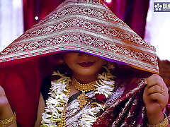 Good-sized Boobs Desi Newly Married Virgin Wife First Night with Her Husband and Creampie Full Flick