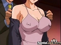 Hentai.xxx - Busty Cougar'S Very First Threesome