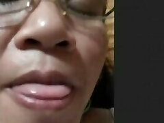 cute filipina milf nelie showing me her furry pussy and tits while i cum