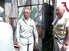 Beautiful woman bang-out on bus