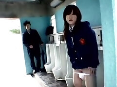 Japanese Student Angel  Public Crapper
