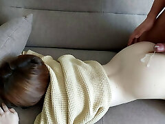 Stepbrother Fucks His Killer and Fantastic Stepsister with cumshot on ass