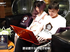 91CM240 - Cutie Asian Anime Maid Hungers to be Pounded - Petite Chinese Housemaid Gets Fucked - Sexy Asian Maid Filled