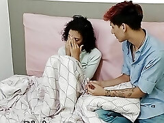My stepbrother helps me get even with my ex-beau's hotwife - Porn in Spanish