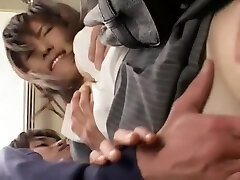 Exotic Japanese cockslut in Fabulous Fetish, Public JAV clip