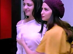 Kajal Agarwal Breast Press