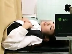 Kinky doctor seizes the chance to bury his cock inwards a ti