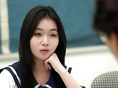 Skinny Asian young girl with diminutive boobs and tight pussy