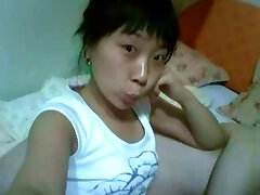 Korean Non-Professional GF Adorable Face Constricted Wazoo Clean Chocolate Crevice Slit