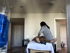 Legit Ebony RMT CAN'T Help Herself And Gives In To Asian Pipe