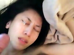 Steph Lau recieves a facial on her pretty face